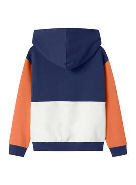 Sweat-shirt Name It Nola marine pour enfant