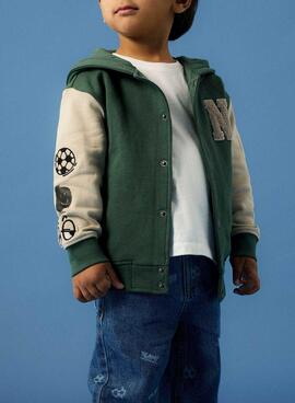 Veste en molleton Name It Nyree verte pour garçon