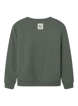 Sweat à capuche Name It Nello vert pour garçon