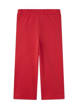 Pantalon large Name It Noriana rouge pour fille.