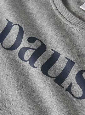 Sweat à capuche Name It Nello gris pour garçon