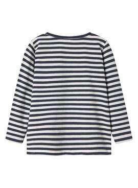 T-shirt Name It Nitu à rayures marine pour garçon