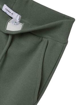 Pantalon de jogging Name It Nello vert pour garçon