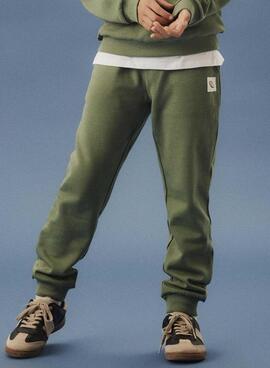 Pantalon de jogging Name It Nello vert pour garçon