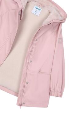 Imperméable rose pour fille Mayoral