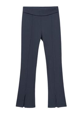 Leggings Mayoral avec ceinture retournée bleue pour fille