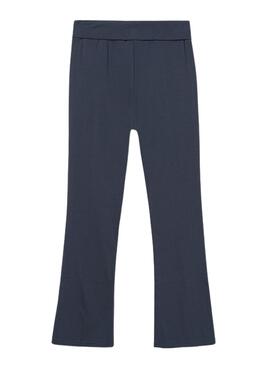Leggings Mayoral avec ceinture retournée bleue pour fille