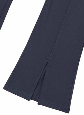 Leggings Mayoral avec ceinture retournée bleue pour fille