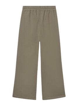 Pantalon long en velours cotele vert fille Mayoral