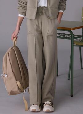 Pantalon long en velours cotele vert fille Mayoral
