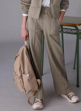 Pantalon long en velours cotele vert fille Mayoral