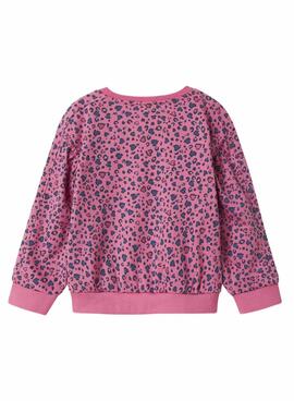 Sweat-shirt Name It Nula coeurs roses pour fille