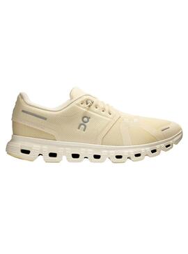 Chaussures On Cloud 6 jaunes pour femme