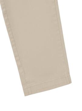 Pantalon chino Silbon Casual beige pour homme