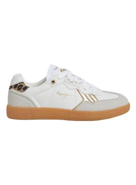 Baskets Pepe Jeans Ball blanc pour fille