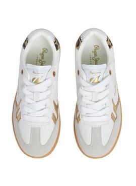Baskets Pepe Jeans Ball blanc pour fille