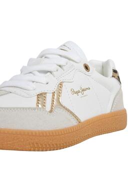 Baskets Pepe Jeans Ball blanc pour fille