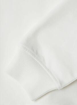 Sweat-shirt Pepe Jeans Alaia blanc pour fille