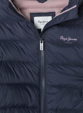 Veste matelassée marine pour fille Pepe Jeans