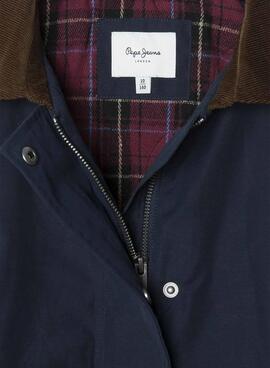 Veste Pepe Jeans Erica marine pour fille