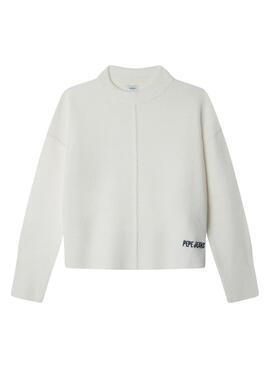 Maillot Pepe Jeans Bibby blanc pour fille