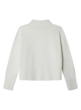 Maillot Pepe Jeans Bibby blanc pour fille