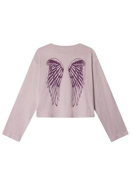 T-shirt Pepe Jeans Ally rose pour fille