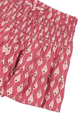 Jupe-pantalon imprimée rouge Mayoral pour fille