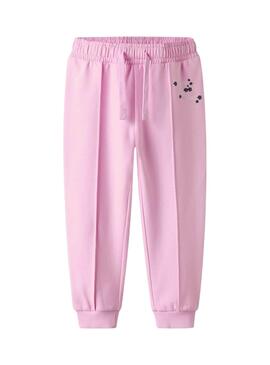 Pantalon de jogging rose pour fille Name It Linka