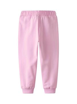 Pantalon de jogging rose pour fille Name It Linka