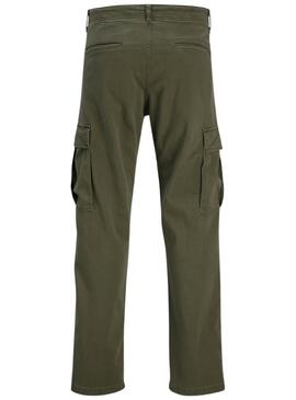 Pantalon Jack and Jones Kane Jonnie verde enfant.