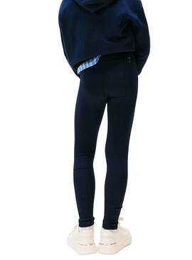 Leggings Tommy Hilfiger skinny logo Rhine marine fille