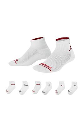 Paquet de chaussettes. Jordan para niña y niño.