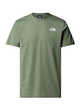 T-shirt The North Face Box vert pour homme