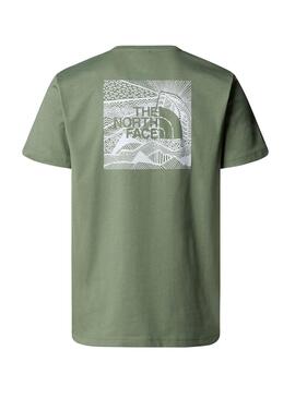 T-shirt The North Face Box vert pour homme