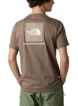 Maillot The North Face Box marron pour homme