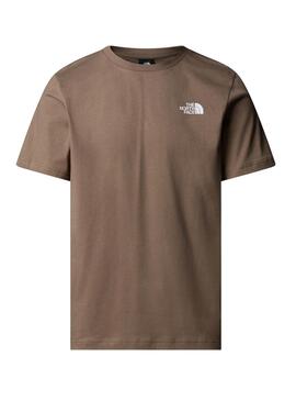 Maillot The North Face Box marron pour homme