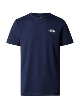 T-shirt The North Face Simple Dome bleu pour homme