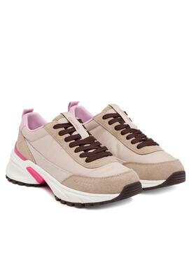 Baskets Calvin Klein Jeans Hike Runner rose pour femme