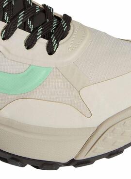 Chaussures Vans Crosspath beige et vert pour femme