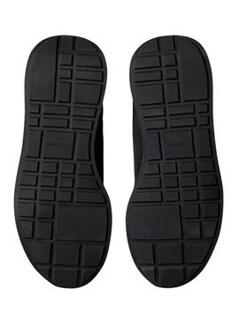 Chaussures Calvin Klein Jeans Retro Runner noir et vert pour femme
