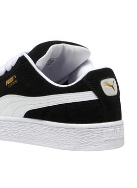 Chaussures Puma Suede XL noires pour femmes et hommes