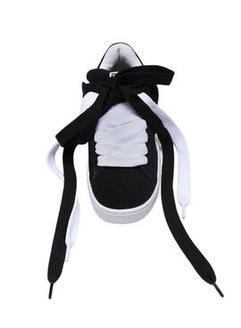 Chaussures Puma Suede XL noires pour femmes et hommes