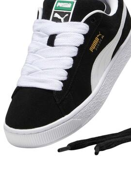 Chaussures Puma Suede XL noires pour femmes et hommes