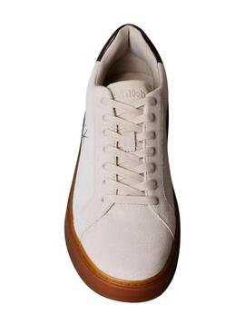 Sneakers Calvin Klein Jeans Classic Cupsole beige pour homme