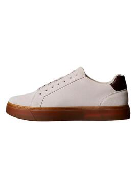 Sneakers Calvin Klein Jeans Classic Cupsole beige pour homme
