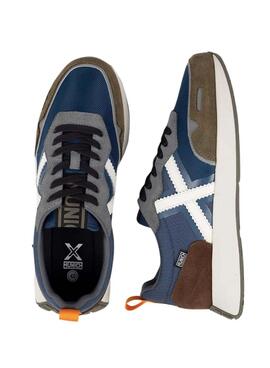 Chaussures Munich Xemine 85 bleues pour homme