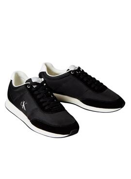Sneakers Calvin Klein Jeans Retro Runner noir pour homme