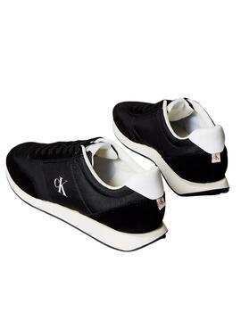 Sneakers Calvin Klein Jeans Retro Runner noir pour homme