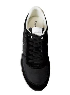 Sneakers Calvin Klein Jeans Retro Runner noir pour homme